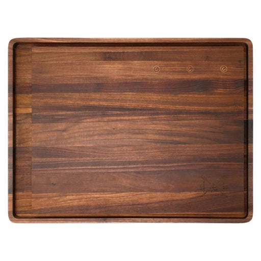 Grillnovations 18x14-Inch Large Magnetic Cutting Board Made from Walnut Wood | Buy at Novaselectes