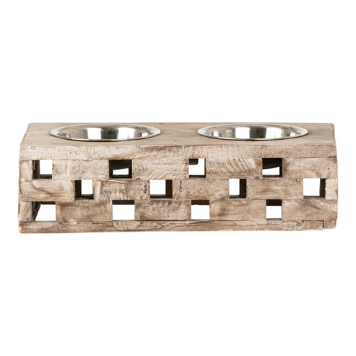 Huntley Pet Berjen Block Small Double Feeder | Novaselectes
