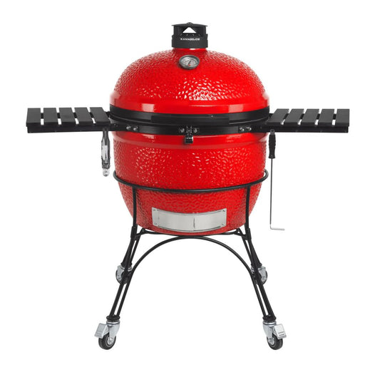 KamadoJoeBigJoeIIFreestanding24-InchCharcoalGrillwGrillGripper_AshTool | Buy at Novaselectes
