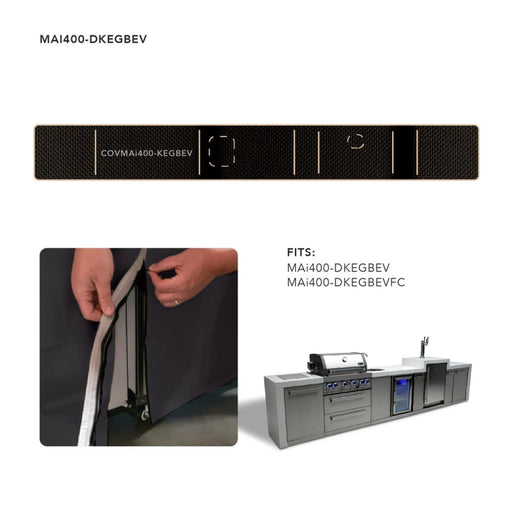 Mont Alpi COVMAi400-KEGBEV Cover for MAi400 Islands w/ Kegerator | Novaselectes