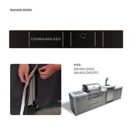 Mont Alpi COVMAi400-KEG Cover for MAi400 Islands w/ Kegerator | Novaselectes