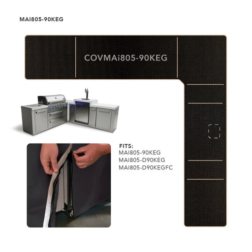 Mont Alpi COVMAi805-90KEG Cover for MAi805 Islands w/ 90 Degree Corner & Kegerator | Novaselectes