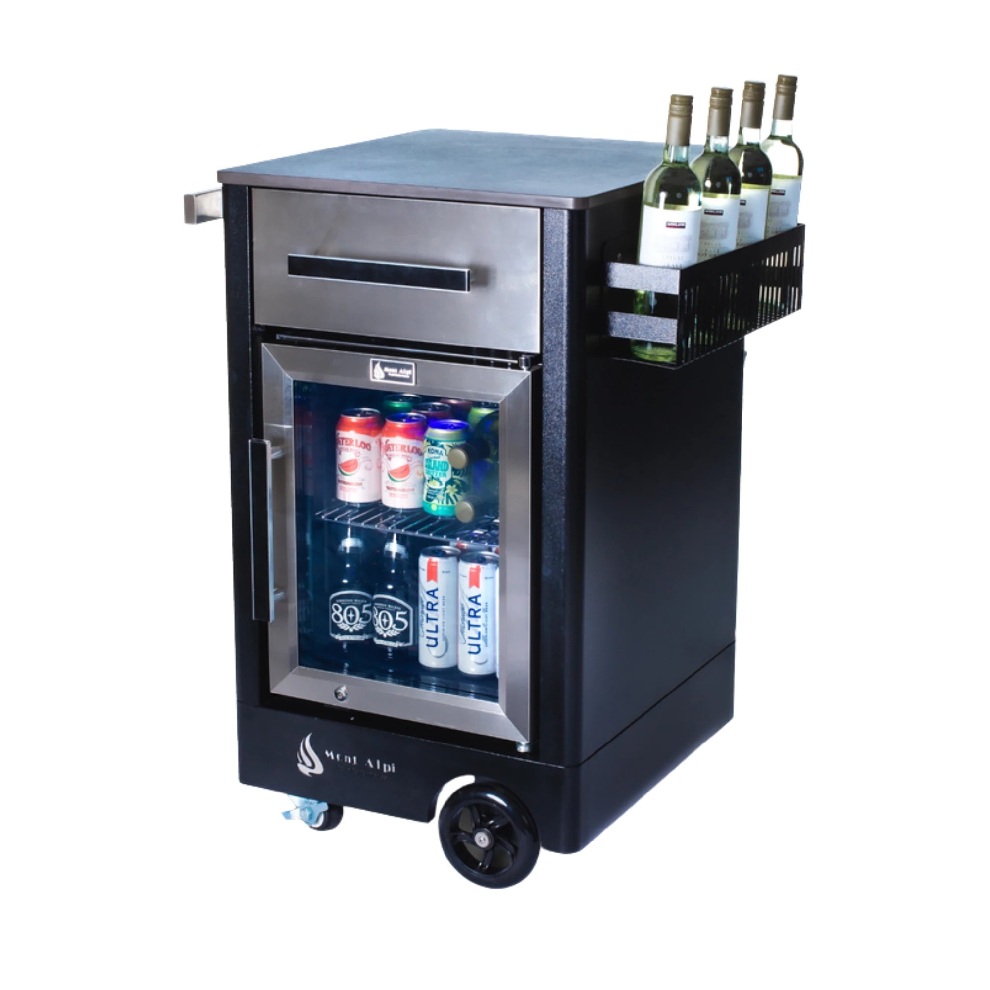 Mont Alpi Medium Prep Cart & Fridge | Novaselectes