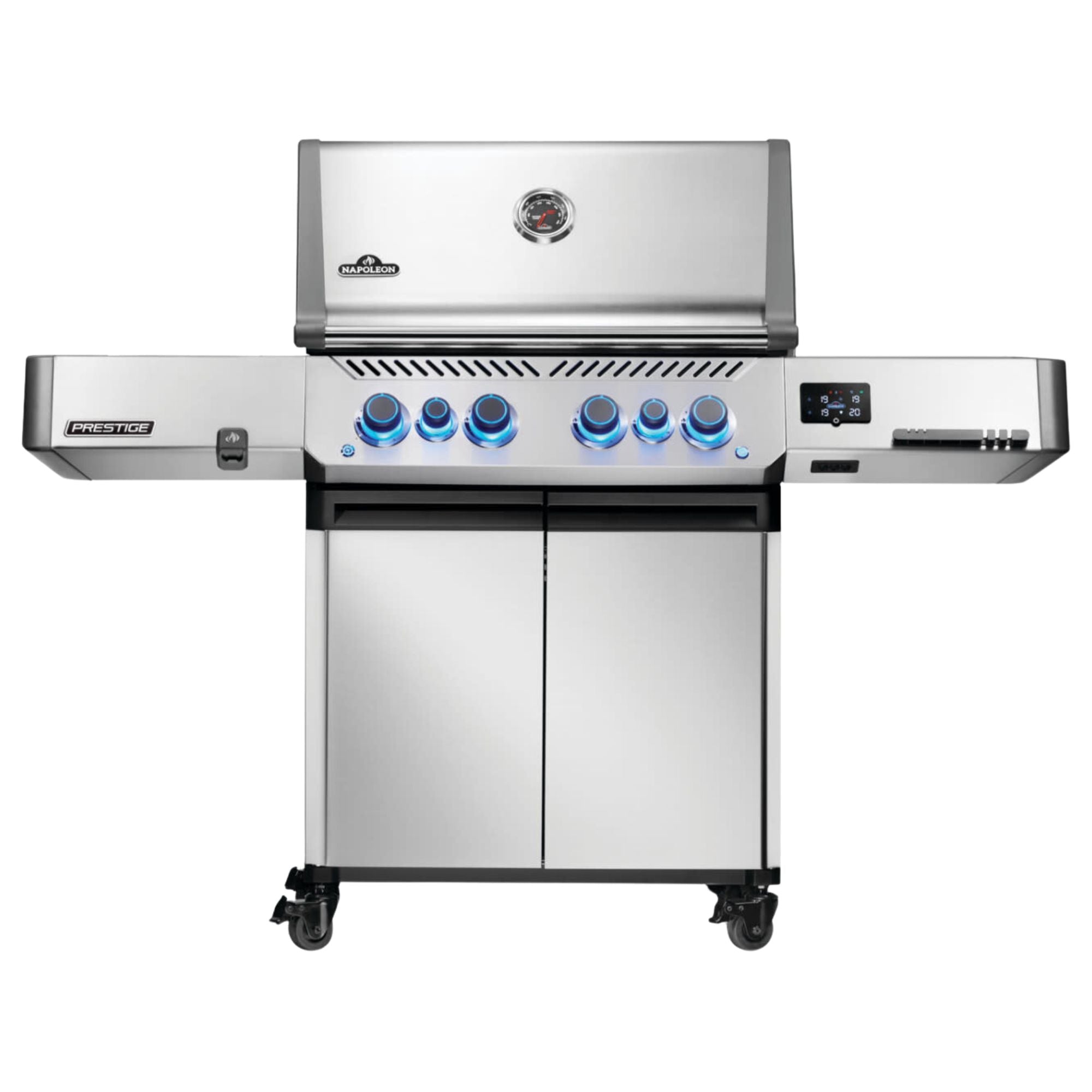 Napoleon New Prestige® 500 Connected RSIB Freestanding Gas Grill w/ Infrared Side and Rear Burner | Novaselectes