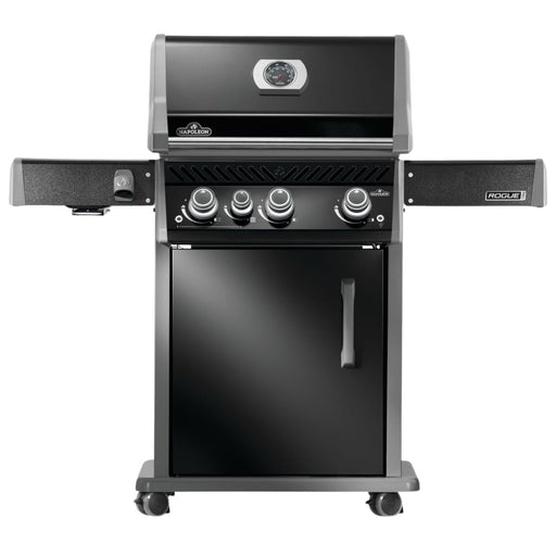 Napoleon Rogue® PRO 425 SIB Black Freestanding Gas Grill w/ Infrared Side Burner | Novaselectes