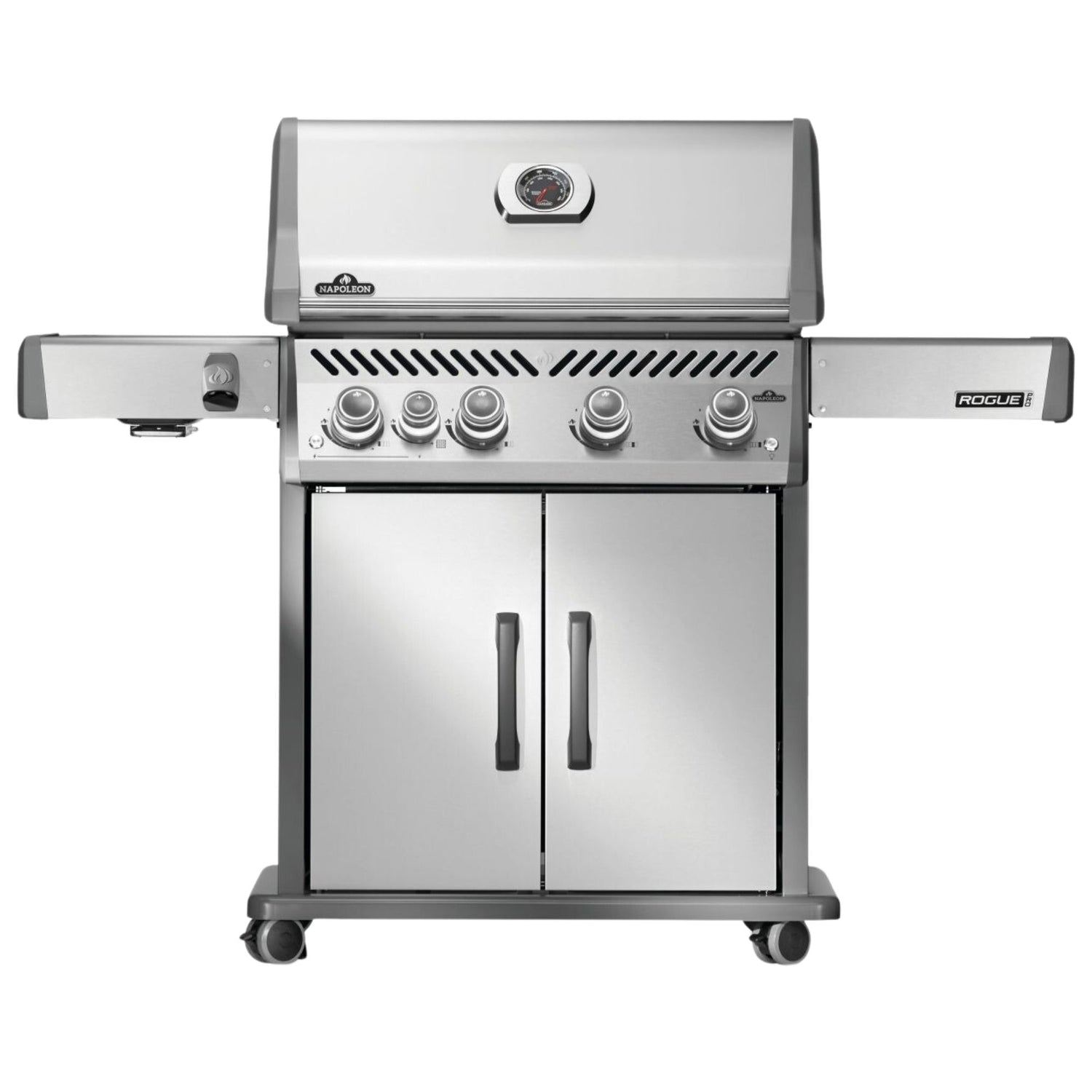 Napoleon Rogue® PRO 525 SIB Stainless Steel Freestanding Gas Grill w/ Infrared Side Burner | Novaselectes