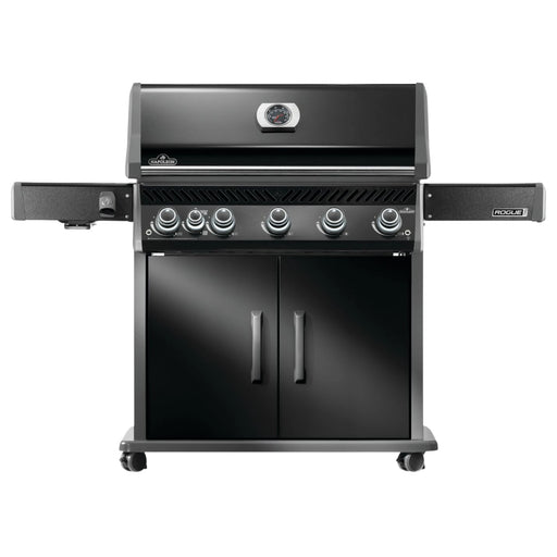 Napoleon Rogue PRO 625 SIB Black Freestanding Gas Grill w/ Infrared Side Burner | Novaselectes