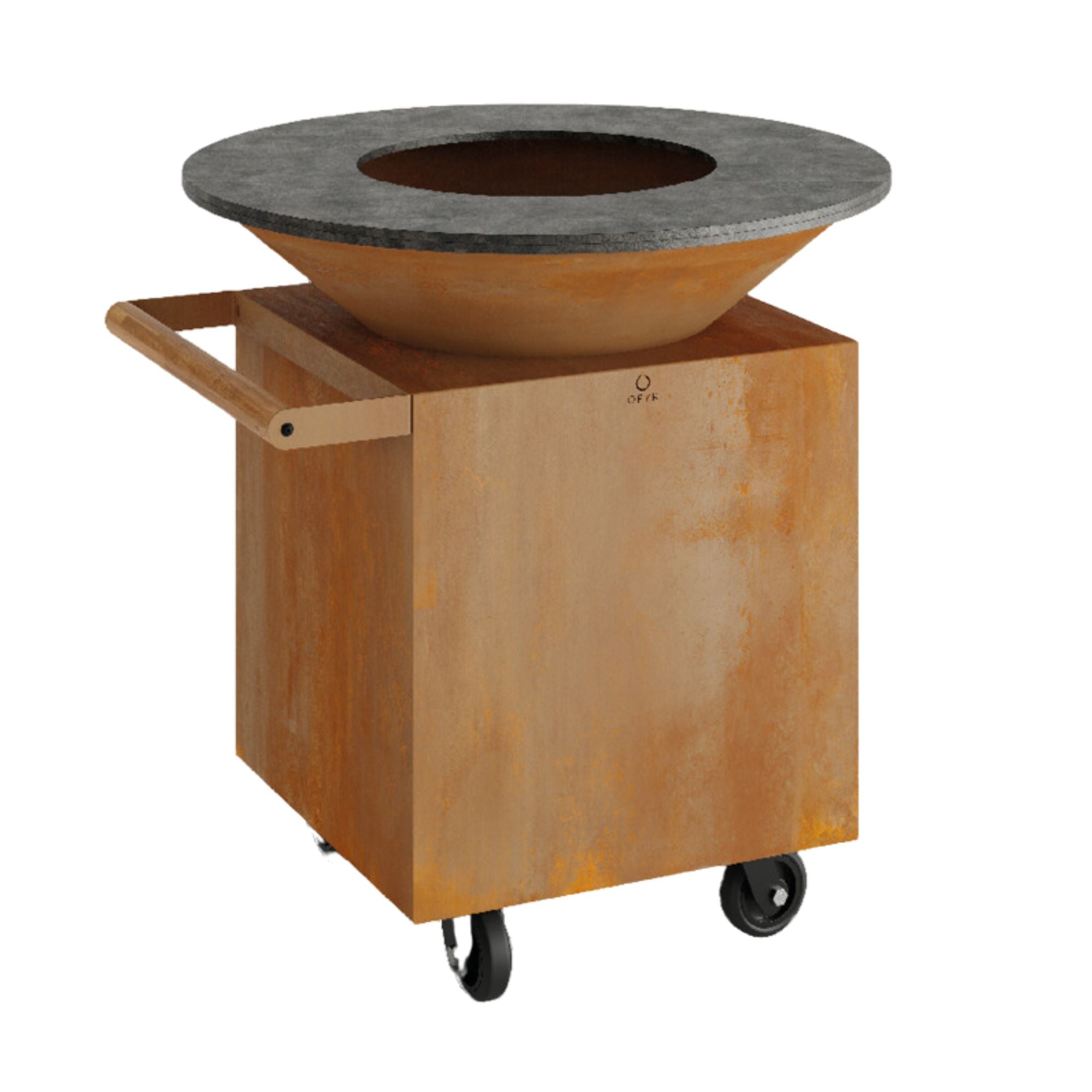 OFYR OC-100-PRO Corten 100 PRO Freestanding Open Fire Grill  | Buy at Novaselectes