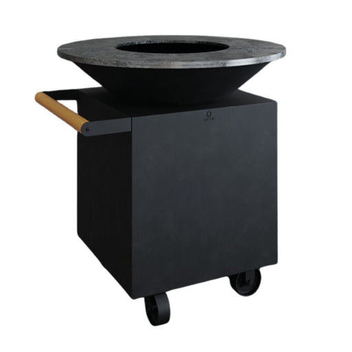 OFYR OCB-100-PRO Classic Black 100 PRO Freestanding Open Fire | Buy at Novaselectes