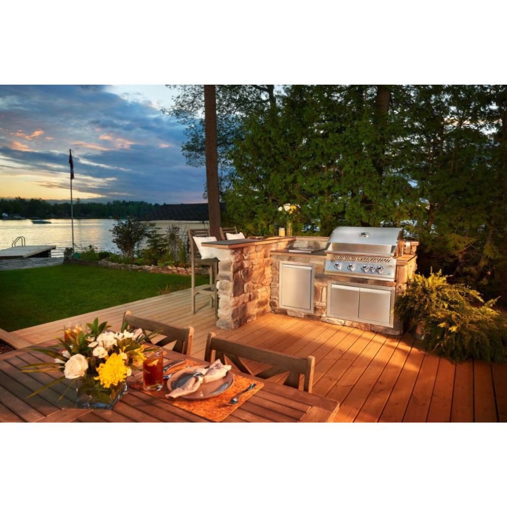 Napoleon Built-in 32-Inch Gas Grill Outdoor Kitchen Package 1