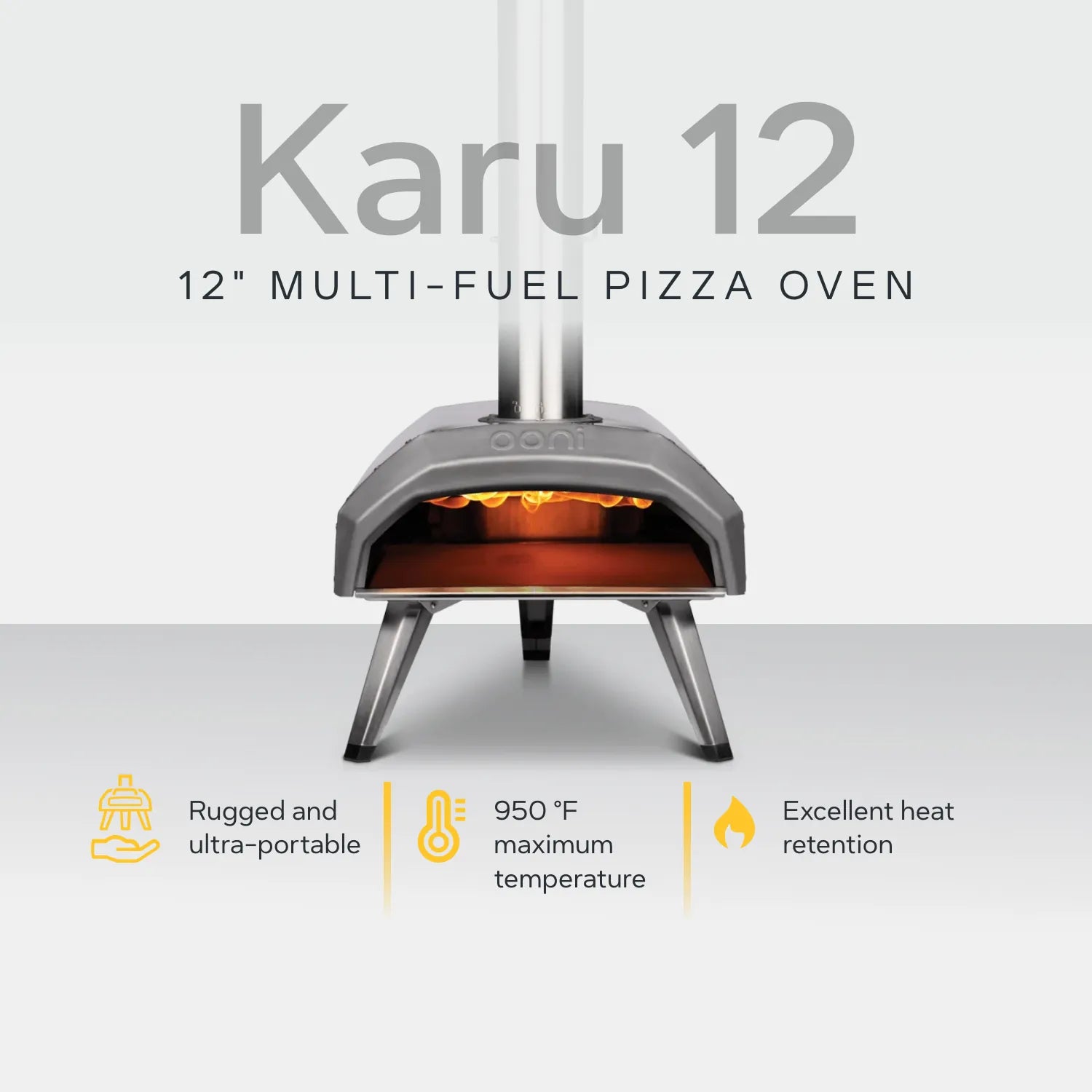 Ooni Karu 12 Multi-Fuel Pizza Oven | Novaselectes