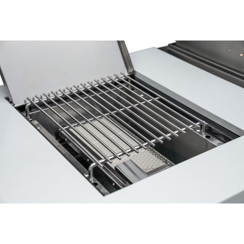Mont Alpi MAi805-KEGBEV Propane 6-Burner Island with Kegerator & Beverage Center