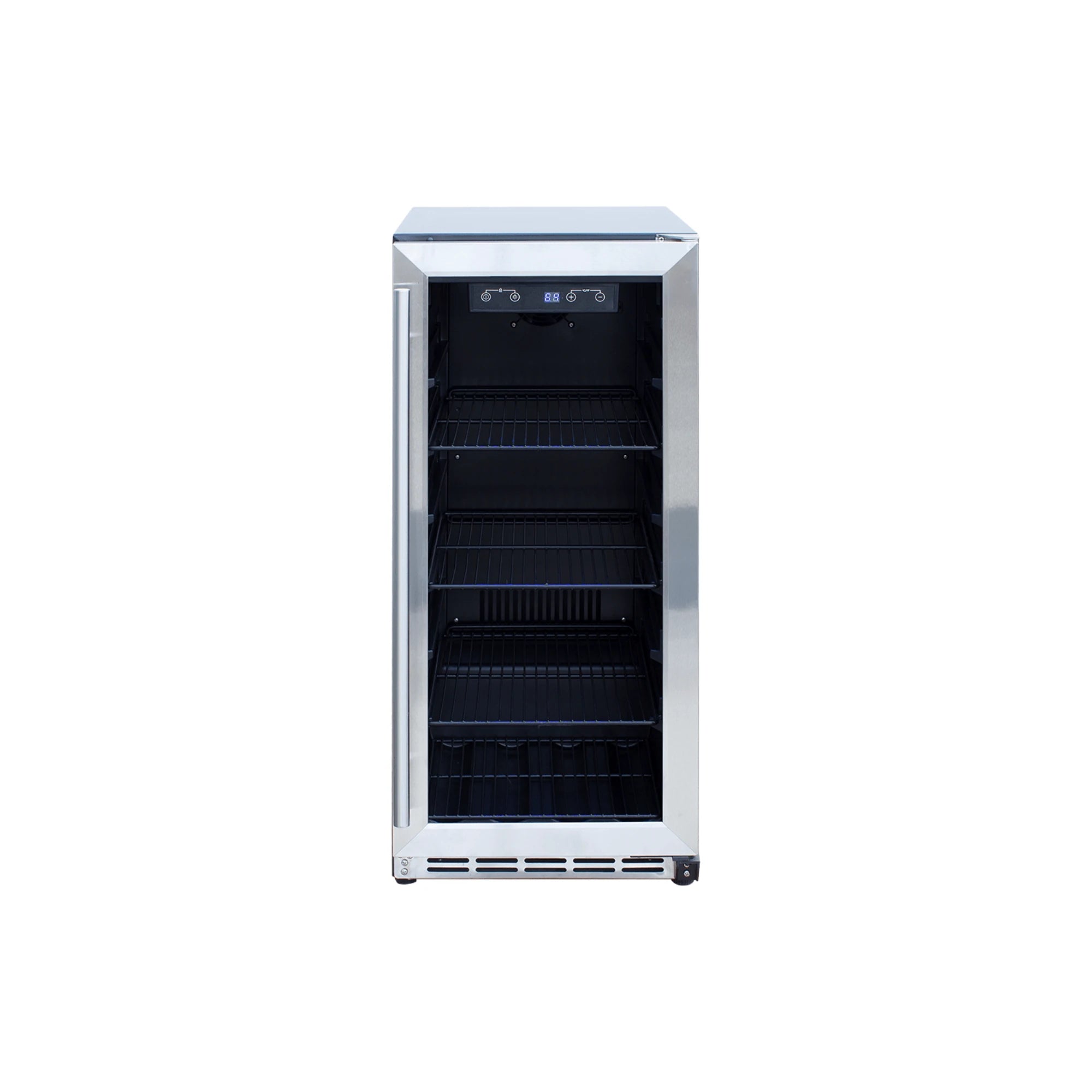 Summerset 15-Inch 3.2 Cu Outdoor Rated Refrigerator w/ Glass Door | Novaselectes