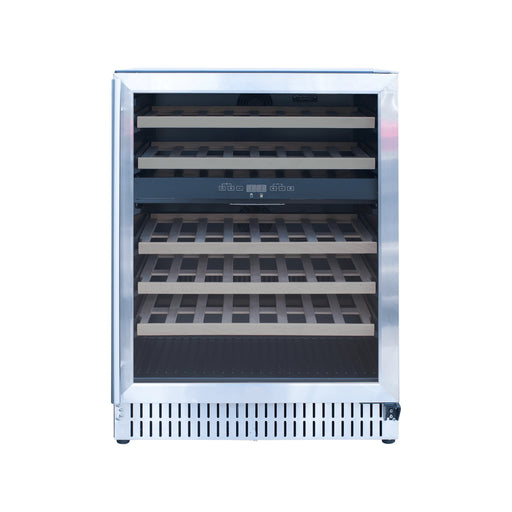 Summerset 24-Inch 5.3 Cu. Outdoor Dual Zone Wine Cooler | Novaselectes