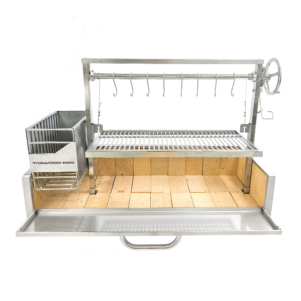 Tagwood BBQ05SS Built-In Argentine Wood Fire & Charcoal Grill | Novaselectes