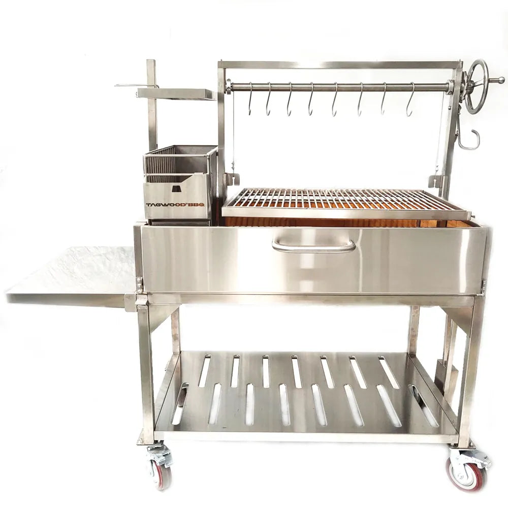 BBQ23SS Argentine Wood Fire & Charcoal Freestanding Grill