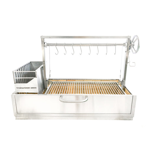 Tagwood BBQ05SS Built-In Argentine Wood Fire & Charcoal Grill | Novaselectes