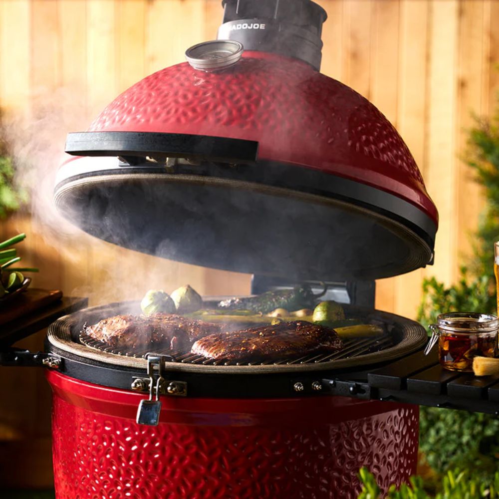 Kamado Joe Big Joe II 24-inch Standalone Charcoal Grill w/ Grill Gripper & Ash tool