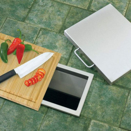 Twin Eagles TETC Trash Chute w/ Bamboo Cutting Board | Novaselectes