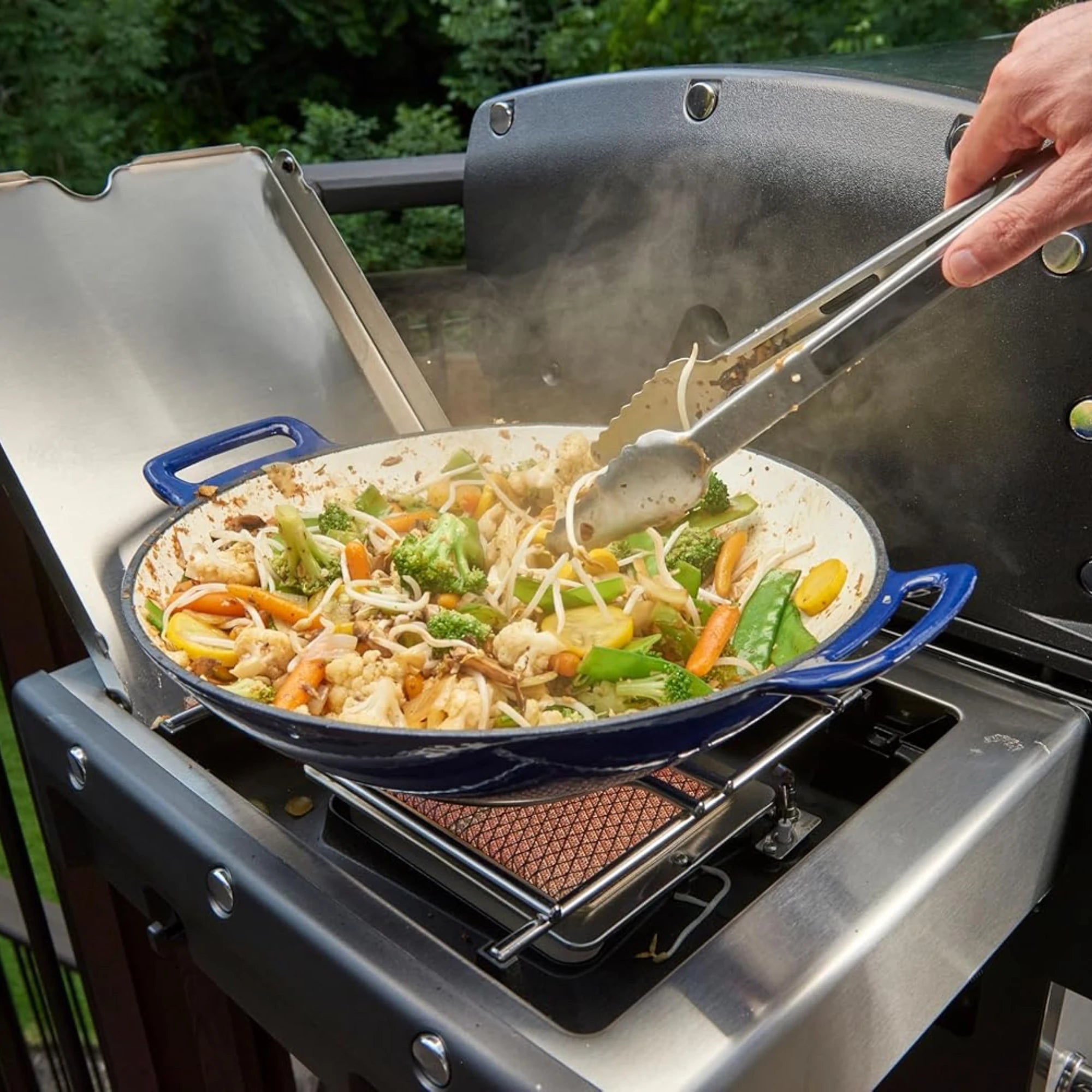 Broil King Stainless Steel Side Burner Wok Ring | Novaselectes