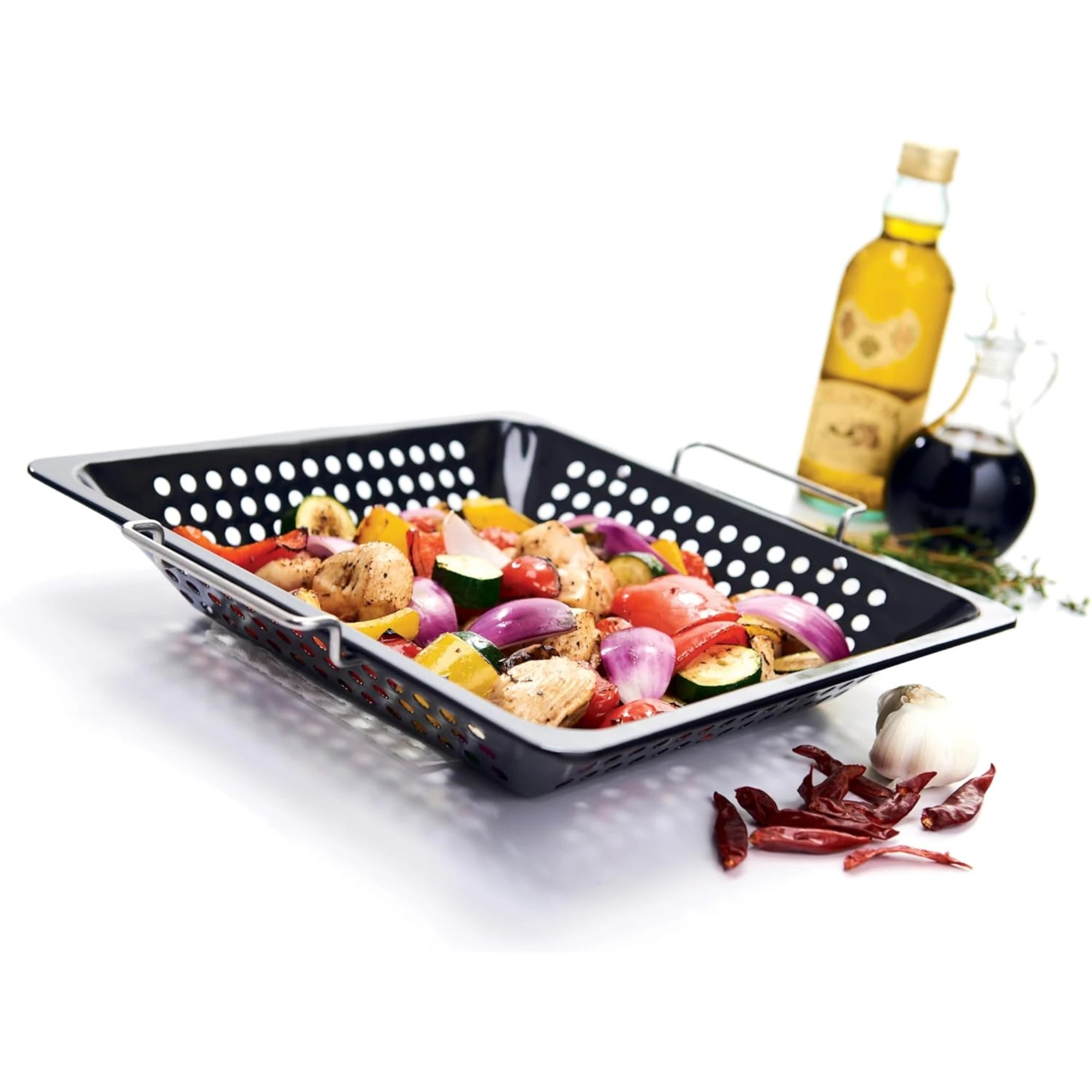 GrillPro Square Wok Topper Black | Novaselectes