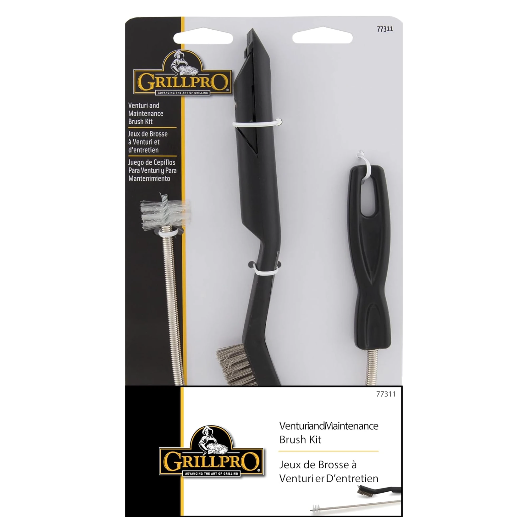 Grill Pro Venturi & Maintenance Grill Brush Set | Novaselectes