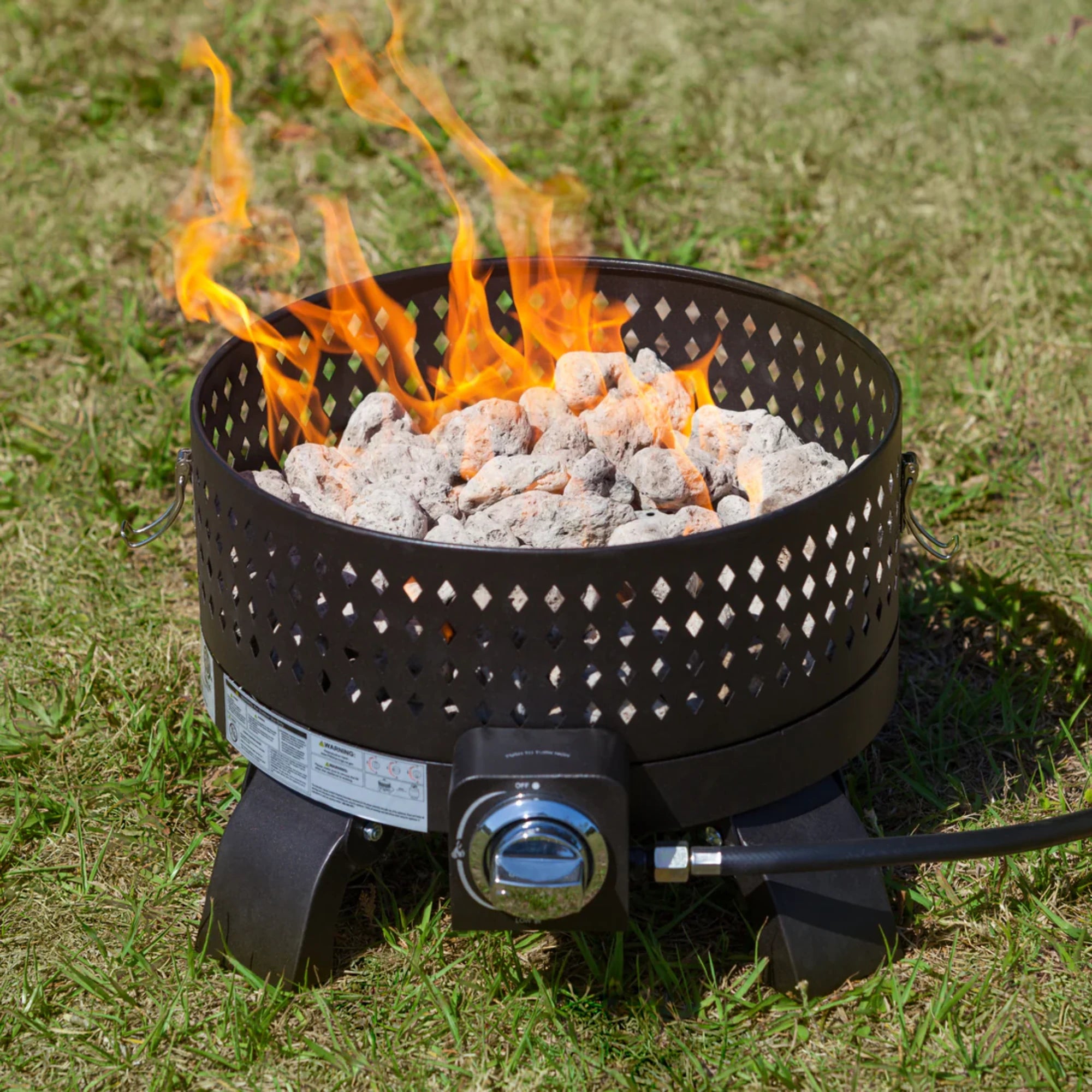 Well Traveled Living Sporty Campfire Portable Gas Fire Pit | Novaselectes
