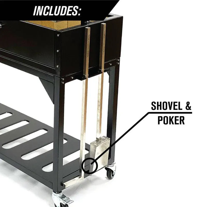 Tagwood BBQ03SI Freestanding Santa Maria Argentine Charcoal Grill | Novaselectes