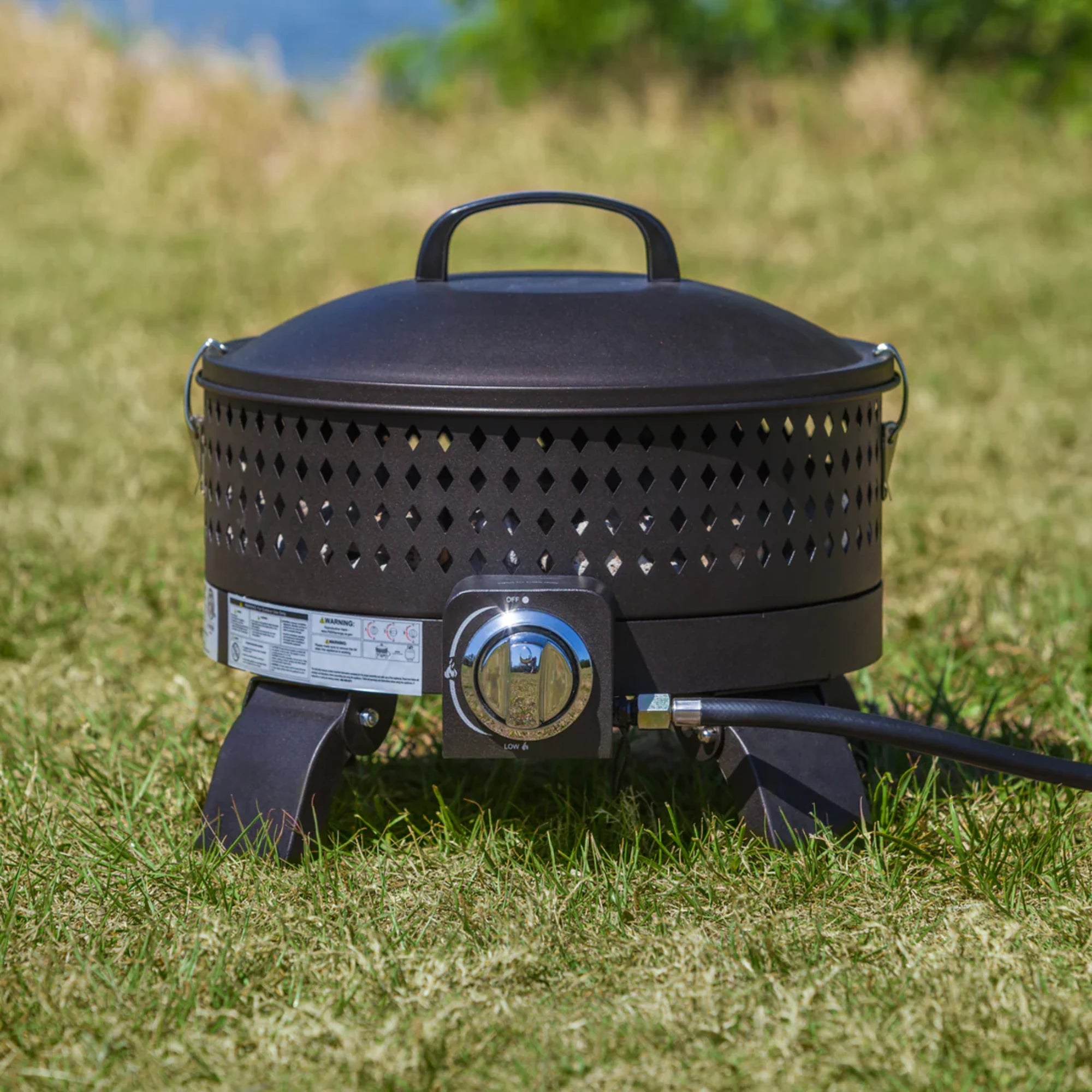 Well Traveled Living Sporty Campfire Portable Gas Fire Pit | Novaselectes