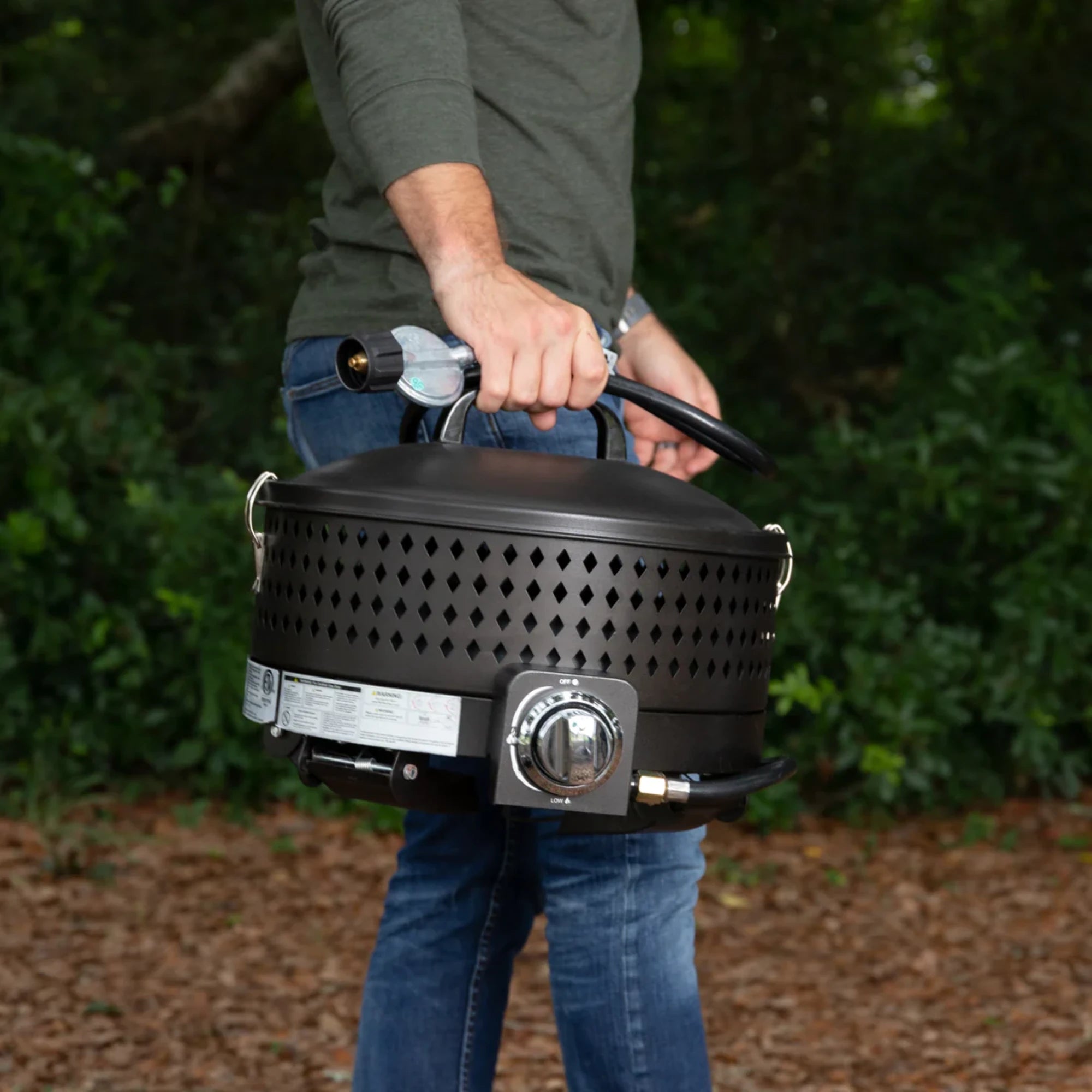 Well Traveled Living Sporty Campfire Portable Gas Fire Pit | Novaselectes