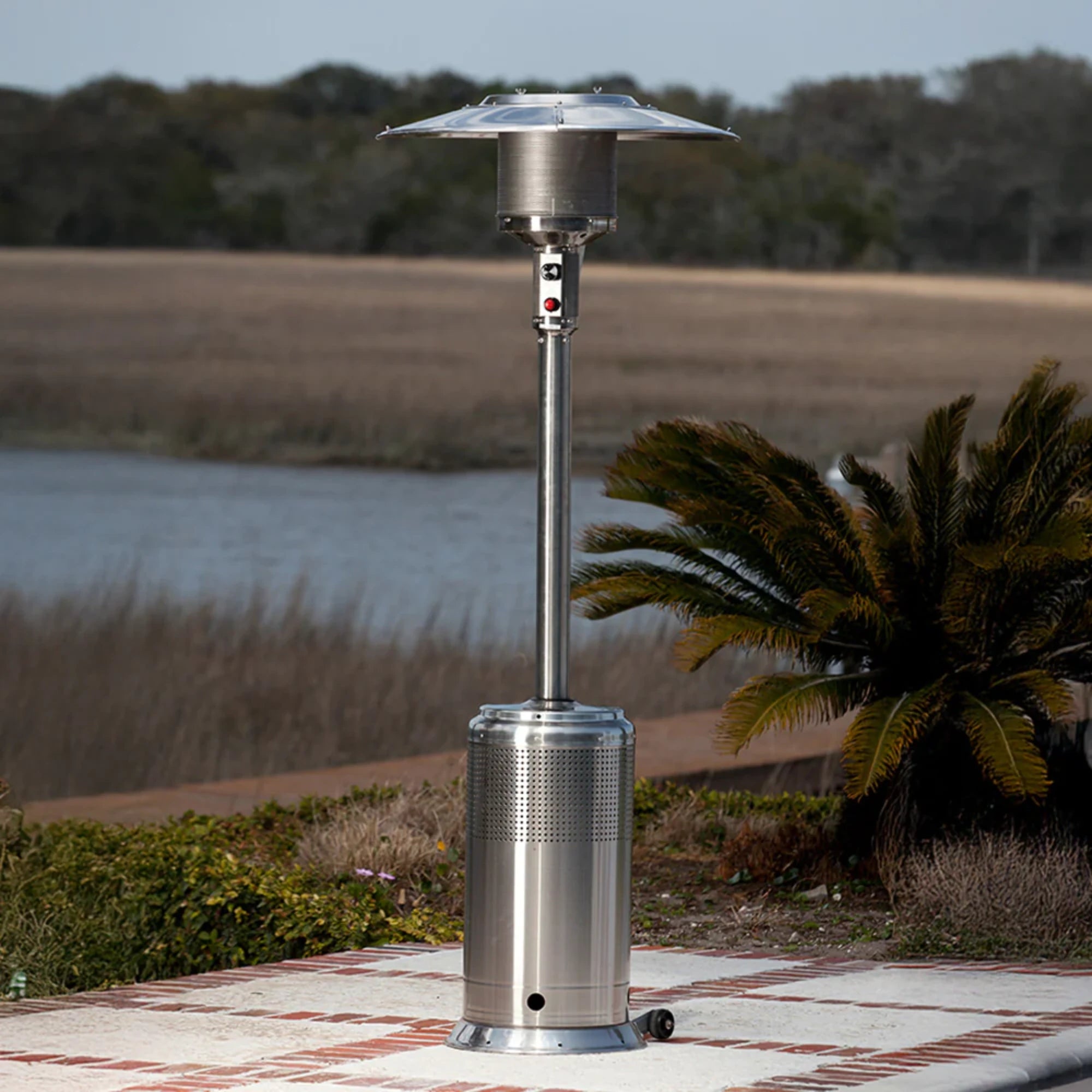 Well Traveled Living Stainless Steel Pro Series Propane Patio Heater | Novaselectes
