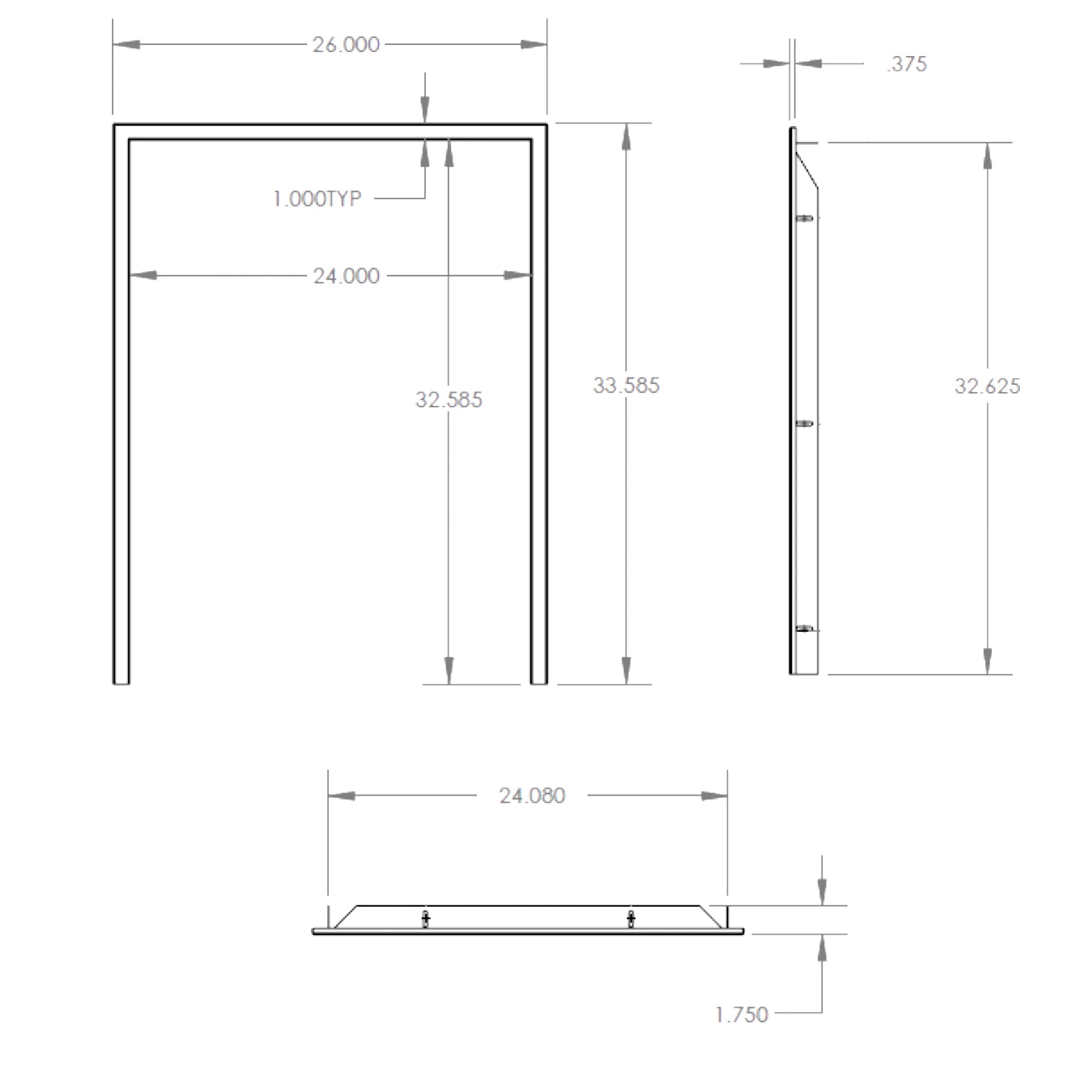 Summerset Trim Kit for Small 24-Inch Refrigerators & Wine Coolers | Novaselectes