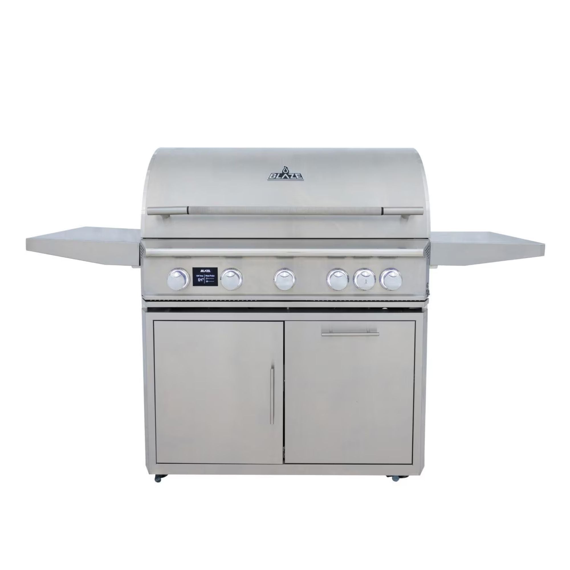 Blaze LTE PRO 40-Inch 5-Burner Freestanding Gas Grill w/ Digital Temperature Screen & Rear Infrared Burner | Novaselectes