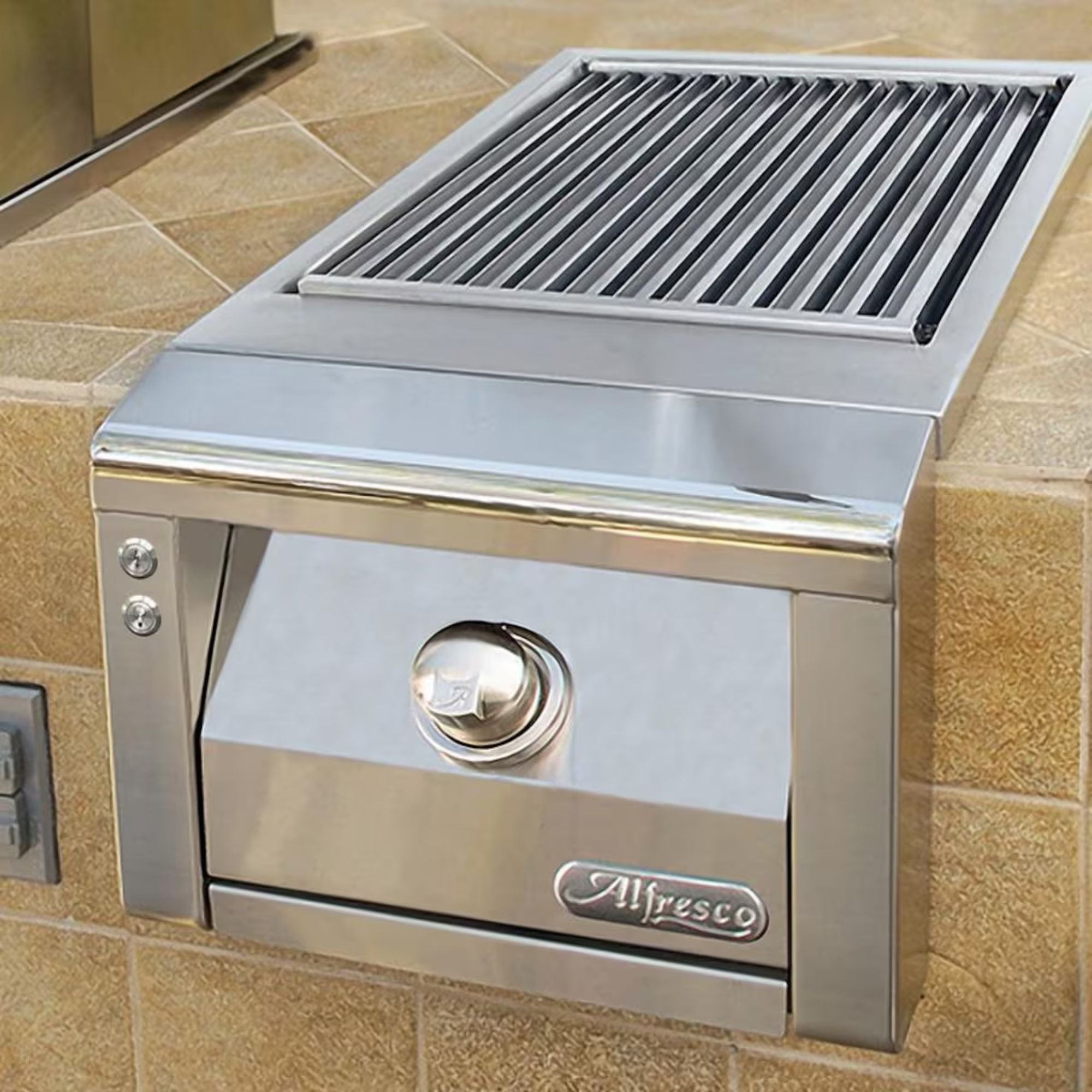 Alfresco Built-In Gas Sear Zone Side Burner | Novaselectes