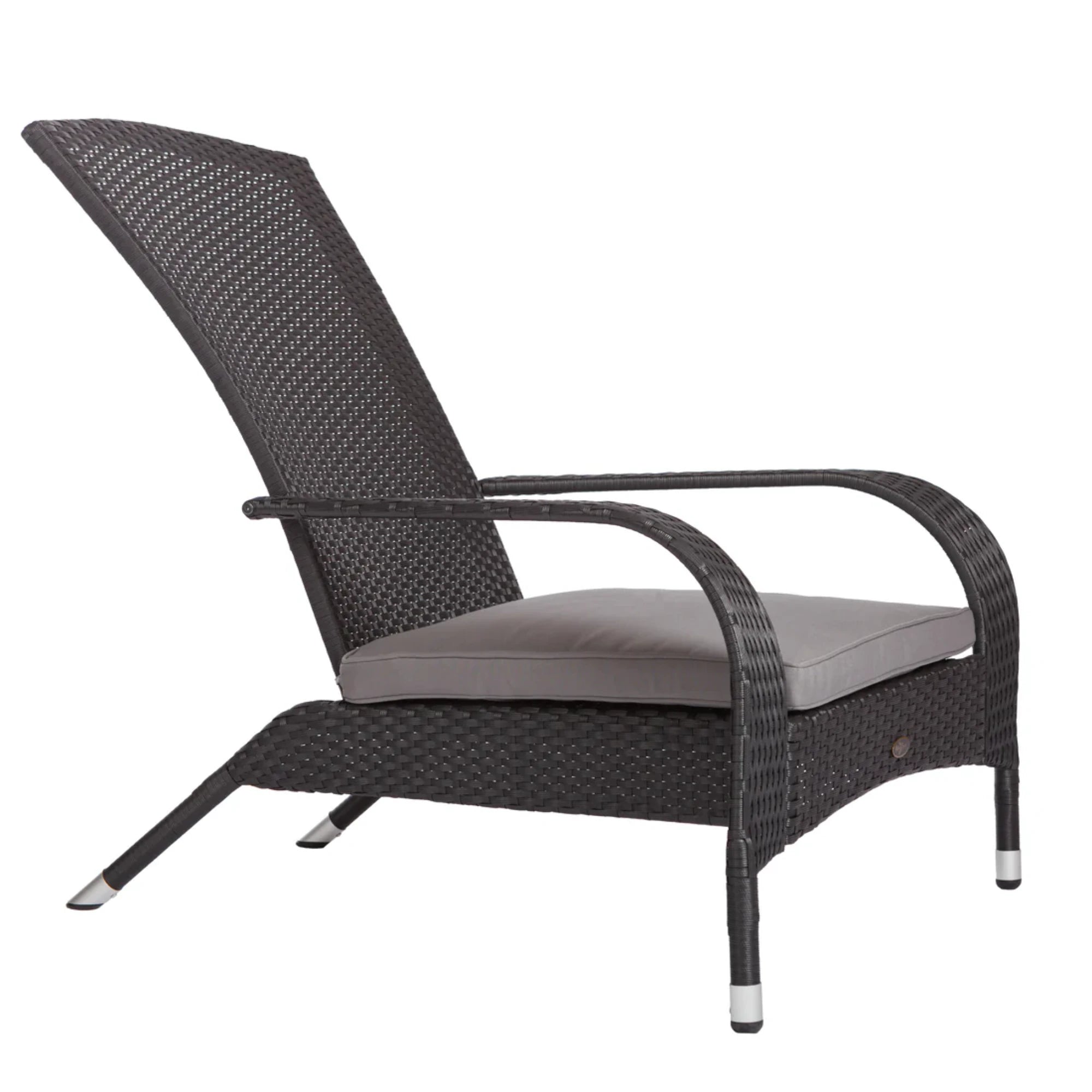 Well Traveled Living Black Coconino Wicker Chair | Novaselectes