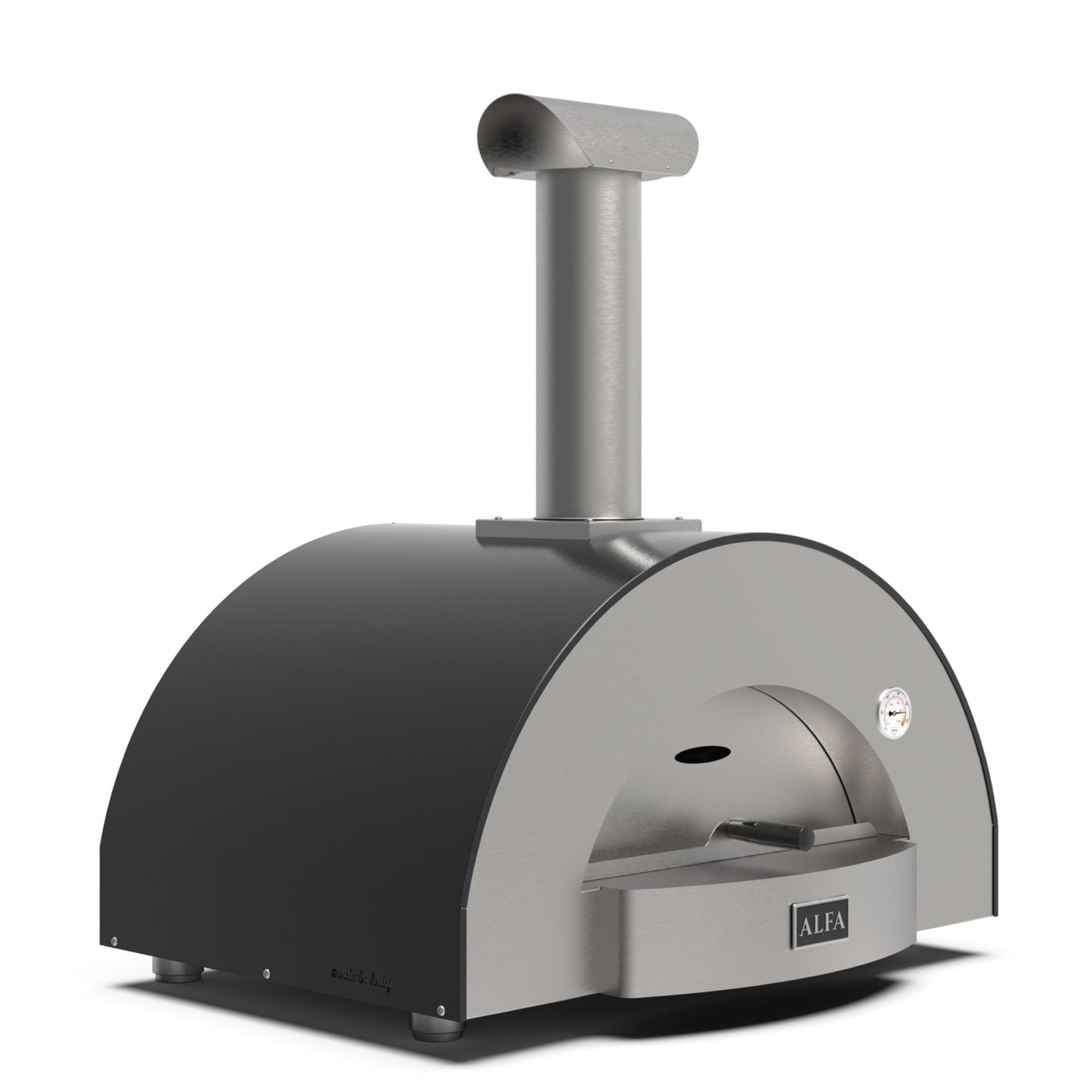 Alfa Classico 2 Pizze Grey Wood Fired Pizza Oven | Novaselectes