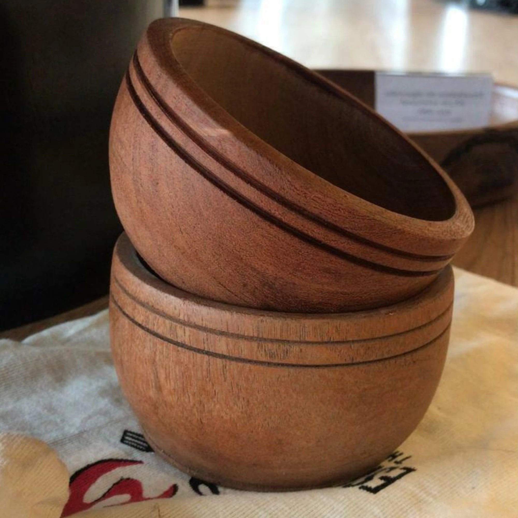 CDF Small Handmade Carob Bowl | Novaselectes