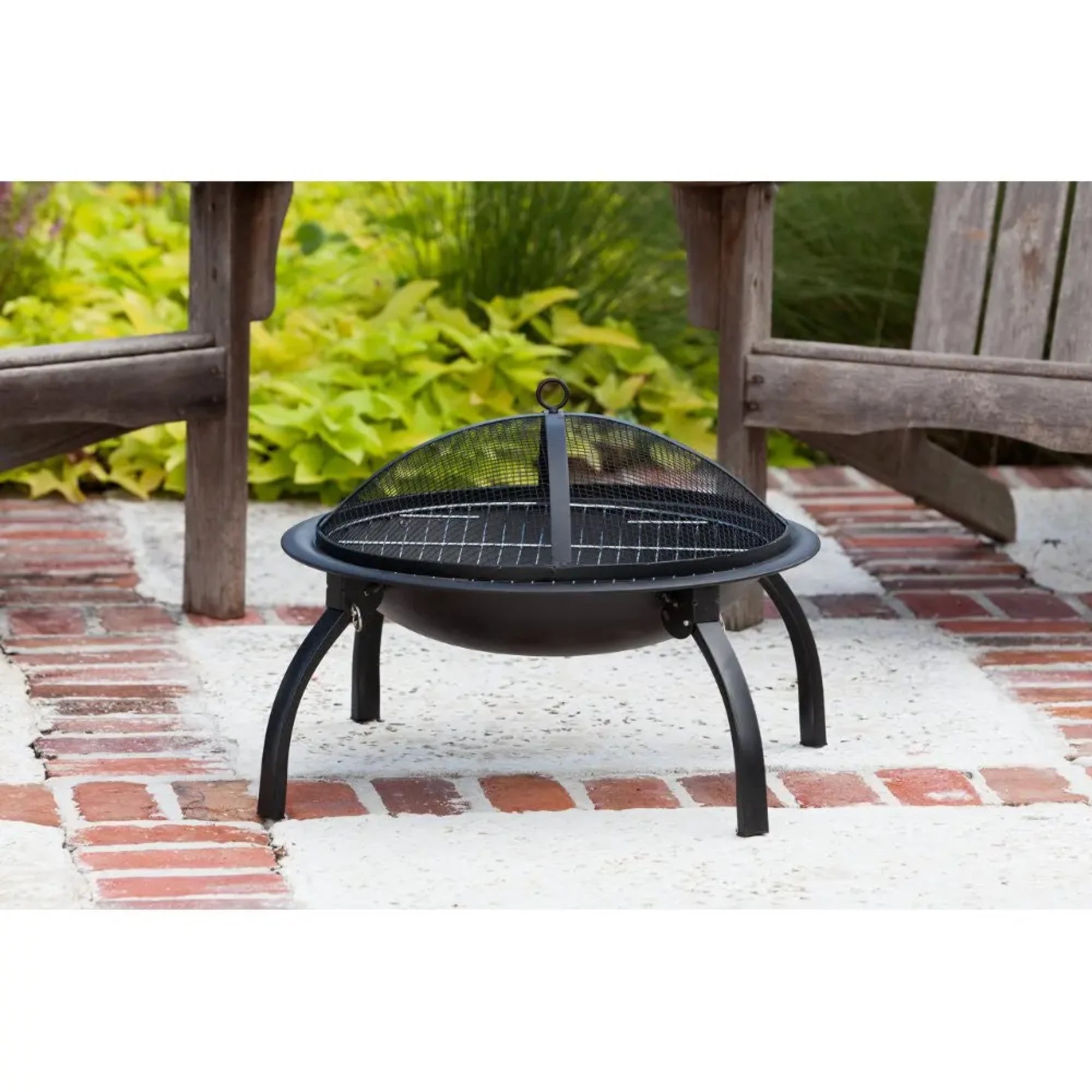 Well Traveled Living 22-Inch Folding Fire Pit | Novaselectes