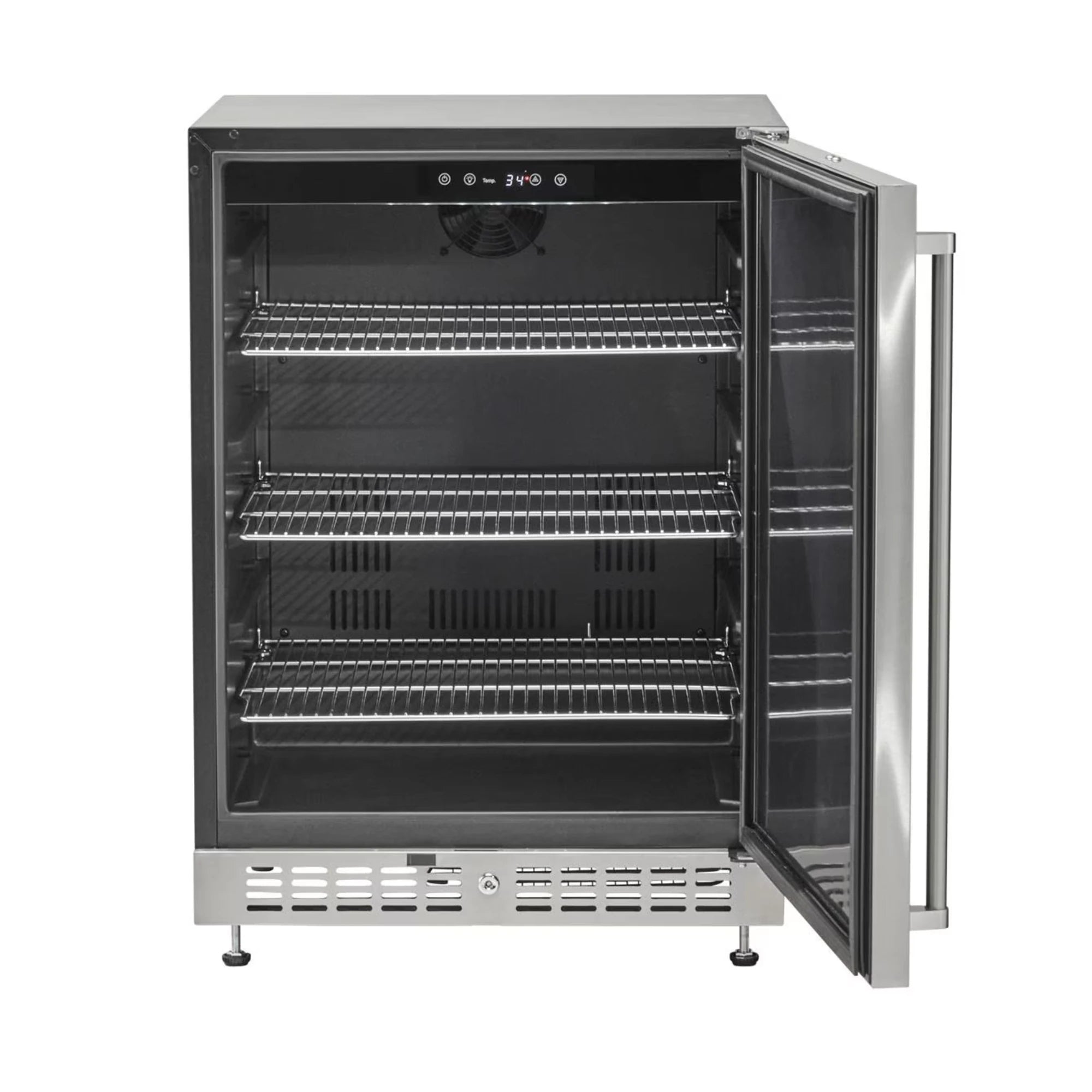 Coyote 21-Inch 4.1 Cu. Ft. Left Hinge Built-In Refrigerator | Novaselectes