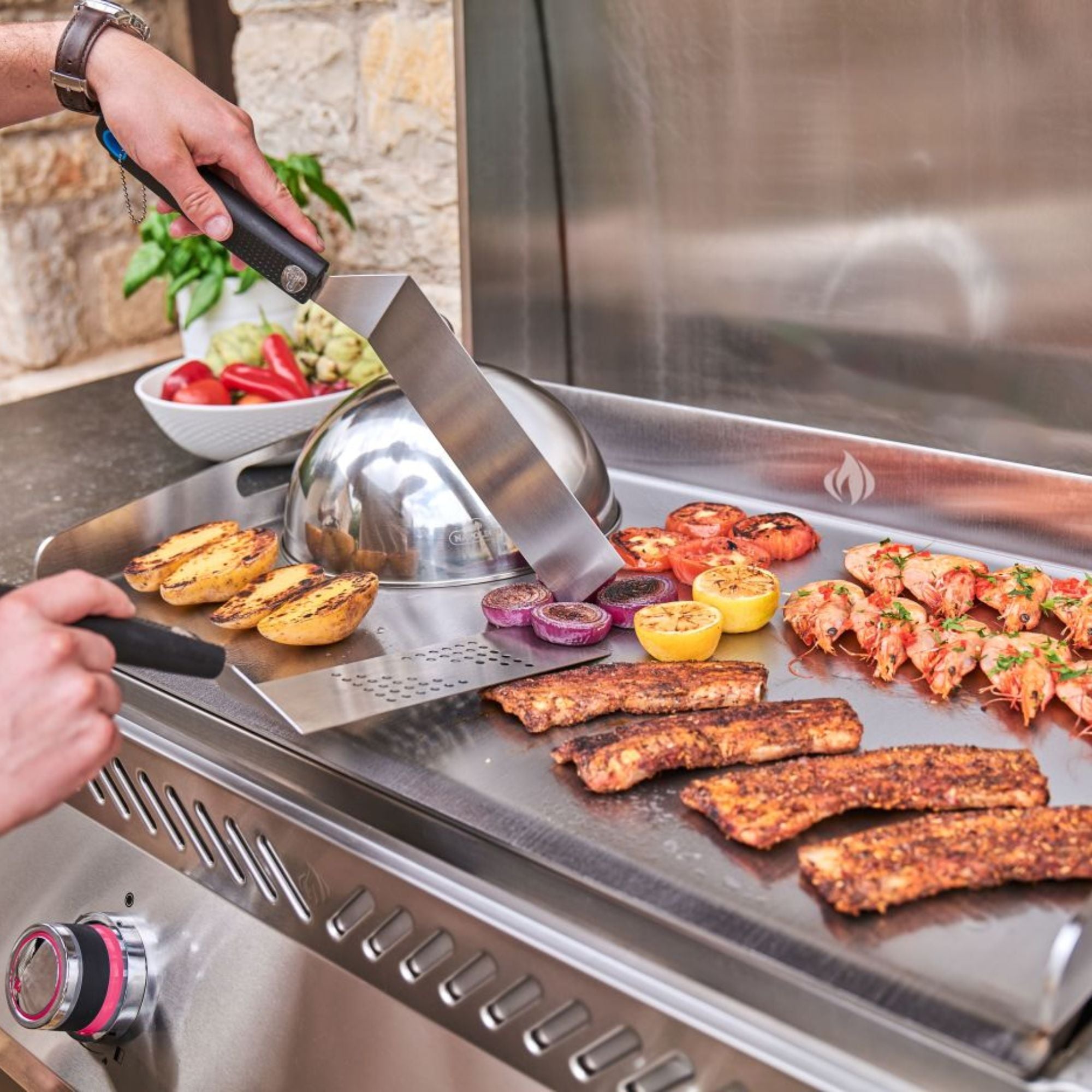 Napoleon 700 Series 32 Stainless Steel Built-In Gas Griddle | Novaselectes