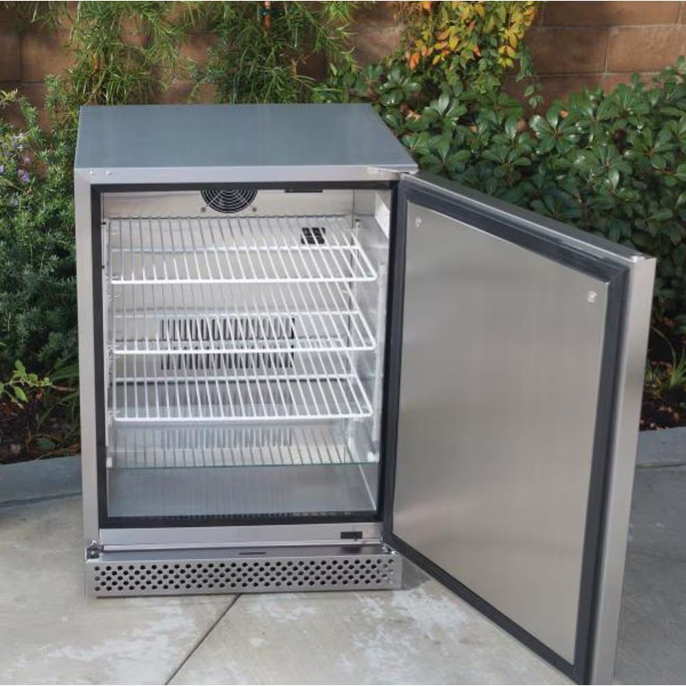 Bull 13700 24-Inch Premium Outdoor Rated Compact Refrigerator Series II 4.9 Cu. Ft. | Buy at Novaselectes