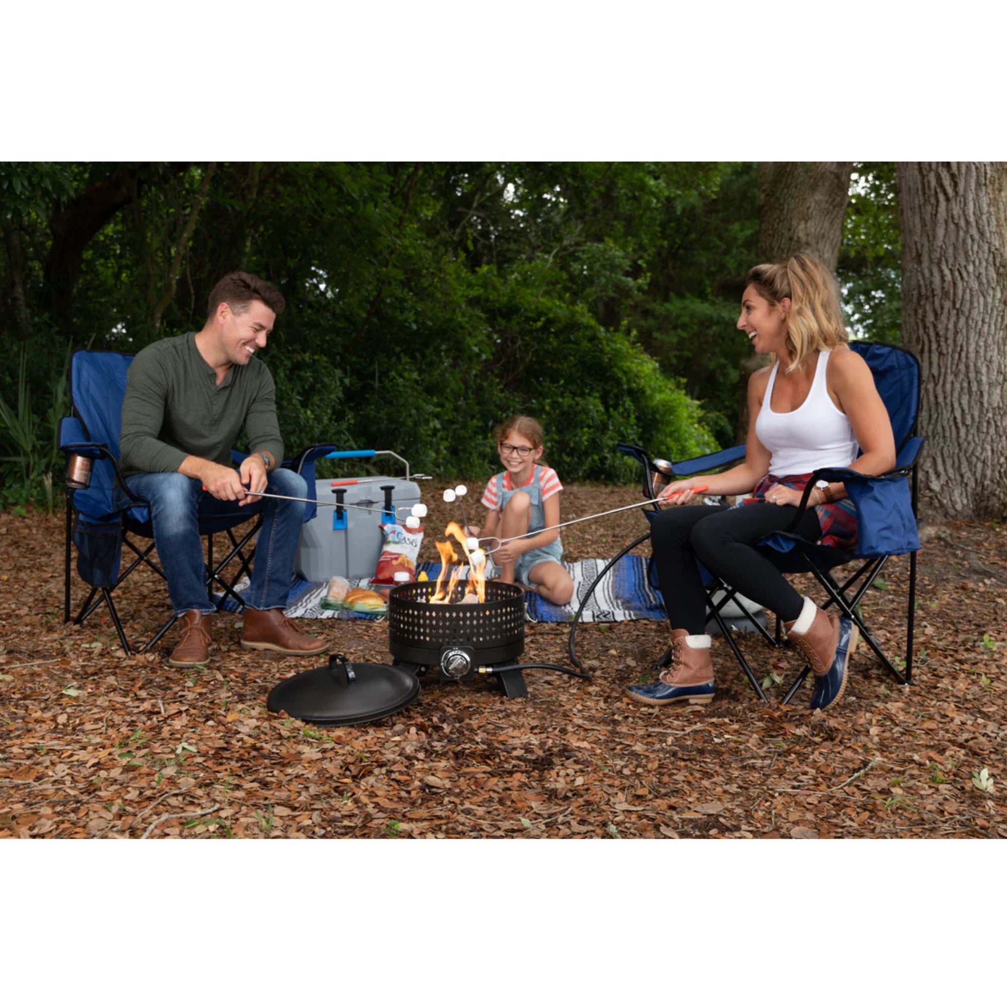 Well Traveled Living Sporty Campfire Portable Gas Fire Pit | Novaselectes