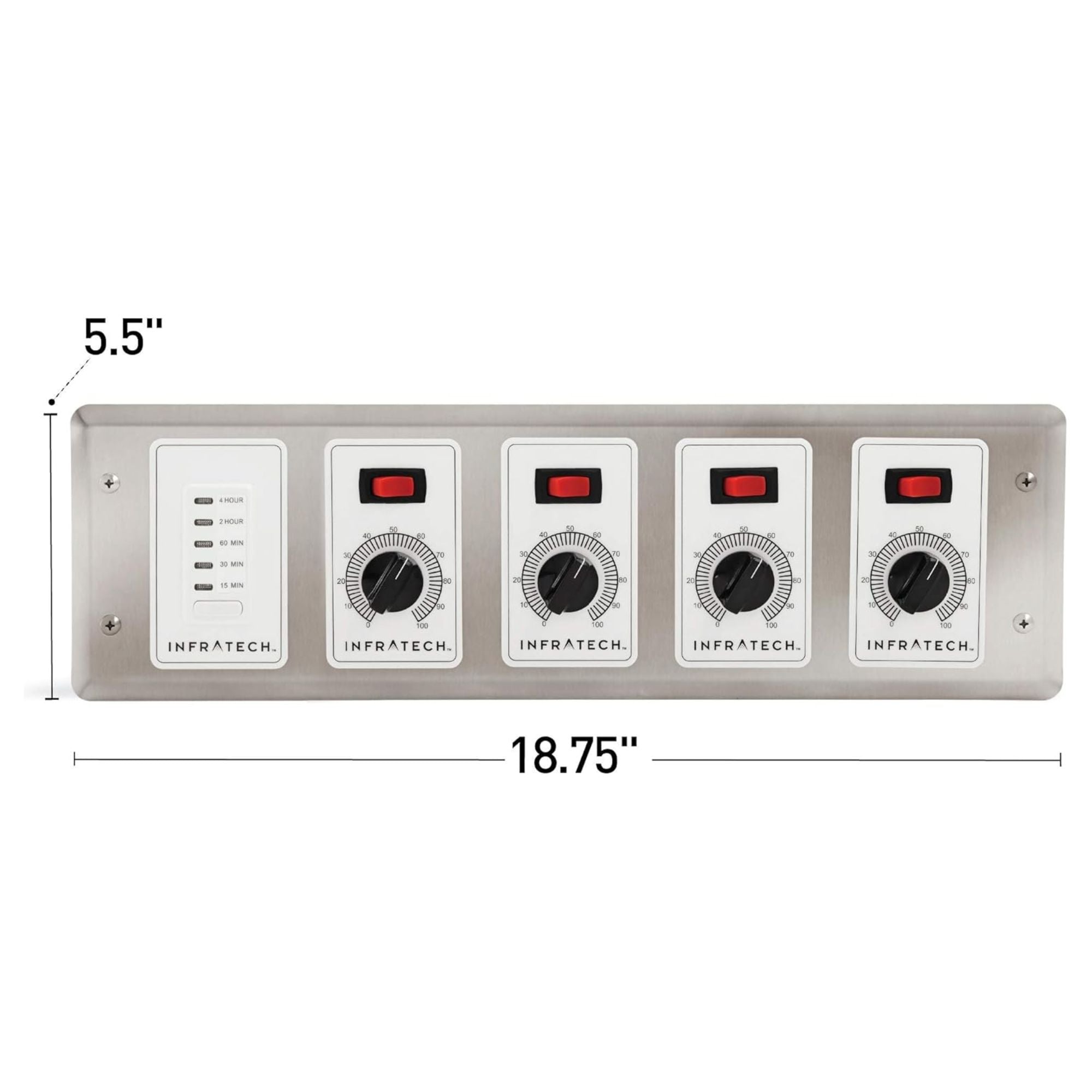 Infratech 4-Zone Analog Controller w/ Digital Timer | Novaselectes
