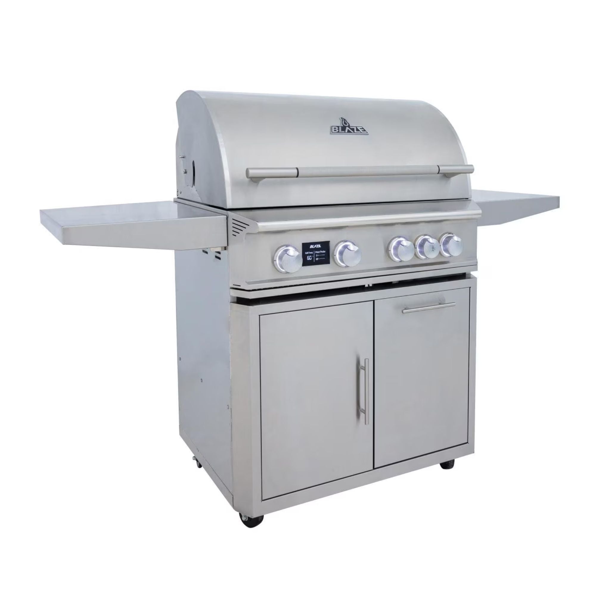 Blaze LTE PRO 32-Inch 4-Burner Freestanding Gas Grill w/ Digital Temperature Screen & Rear Infrared Burner | Novaselectes