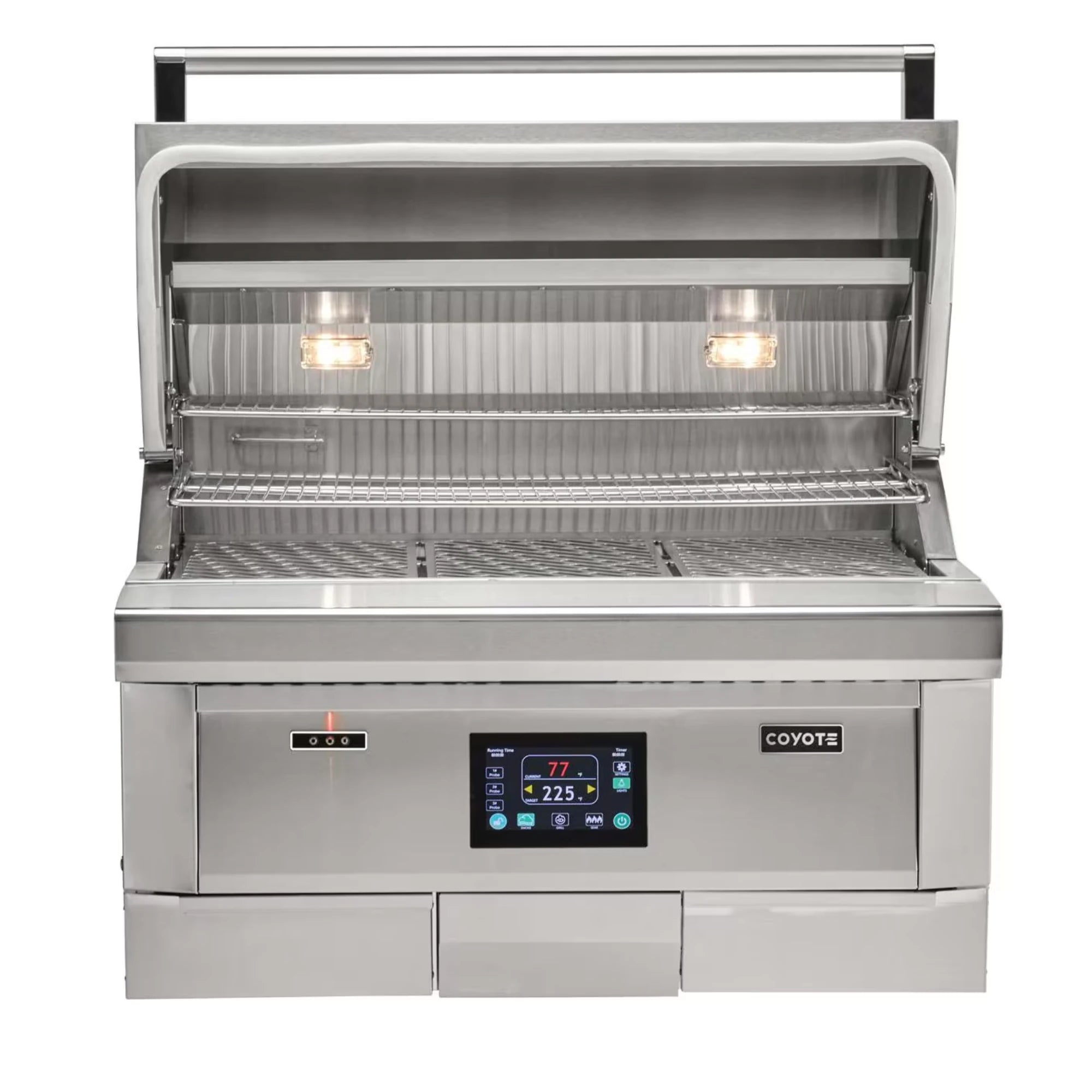 Coyote 36-Inch Built-in Pellet Grill | Novaselectes