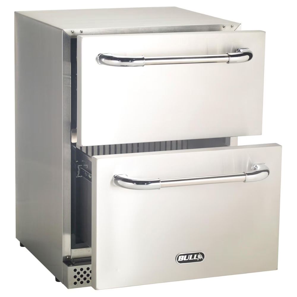 Bull 17400 Premium 24-Inch 5 Cu. Ft. Outdoor Rated Refrigerator Drawers | Buy at Novaselectes