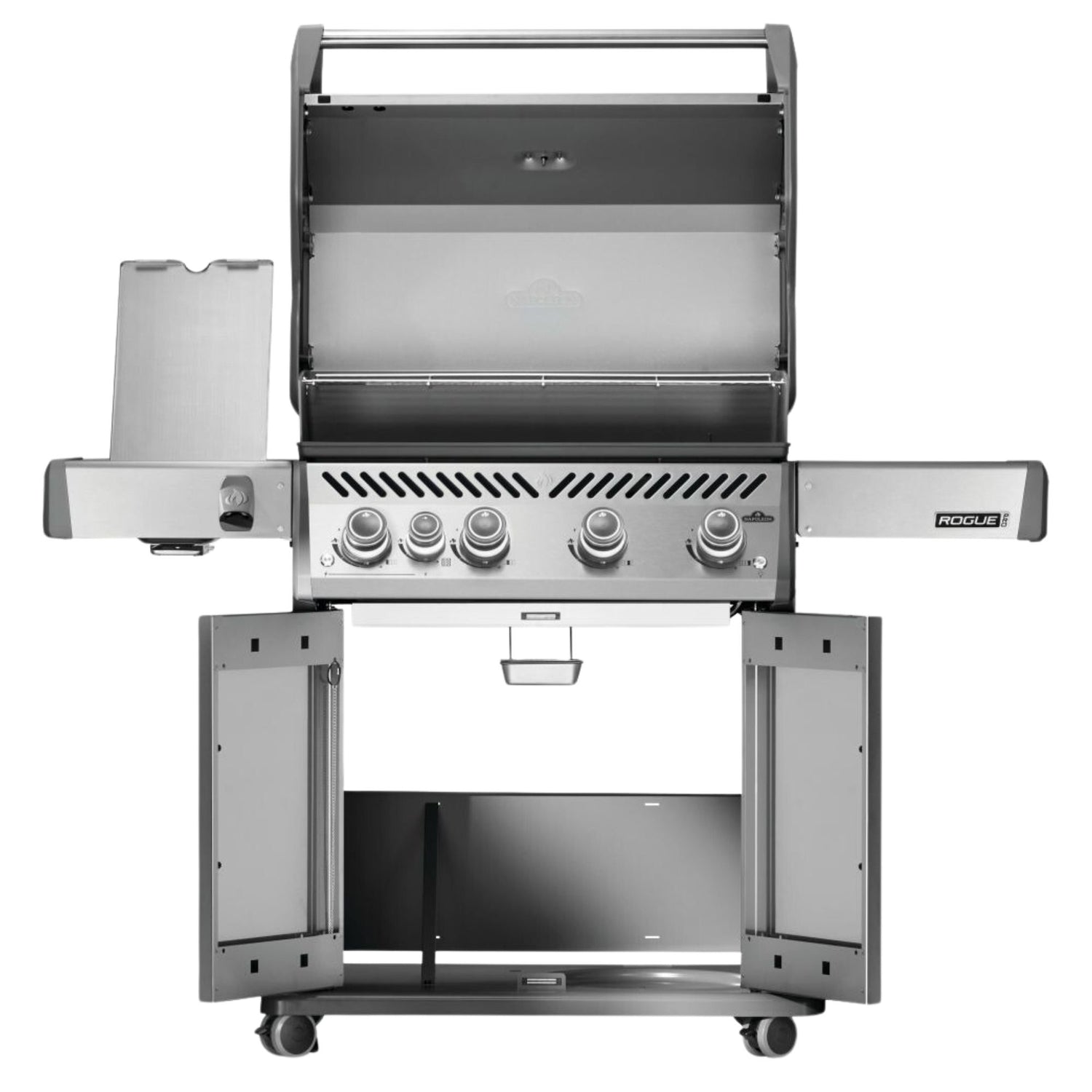 Napoleon Rogue® PRO 525 SIB Stainless Steel Freestanding Gas Grill w/ Infrared Side Burner | Novaselectes