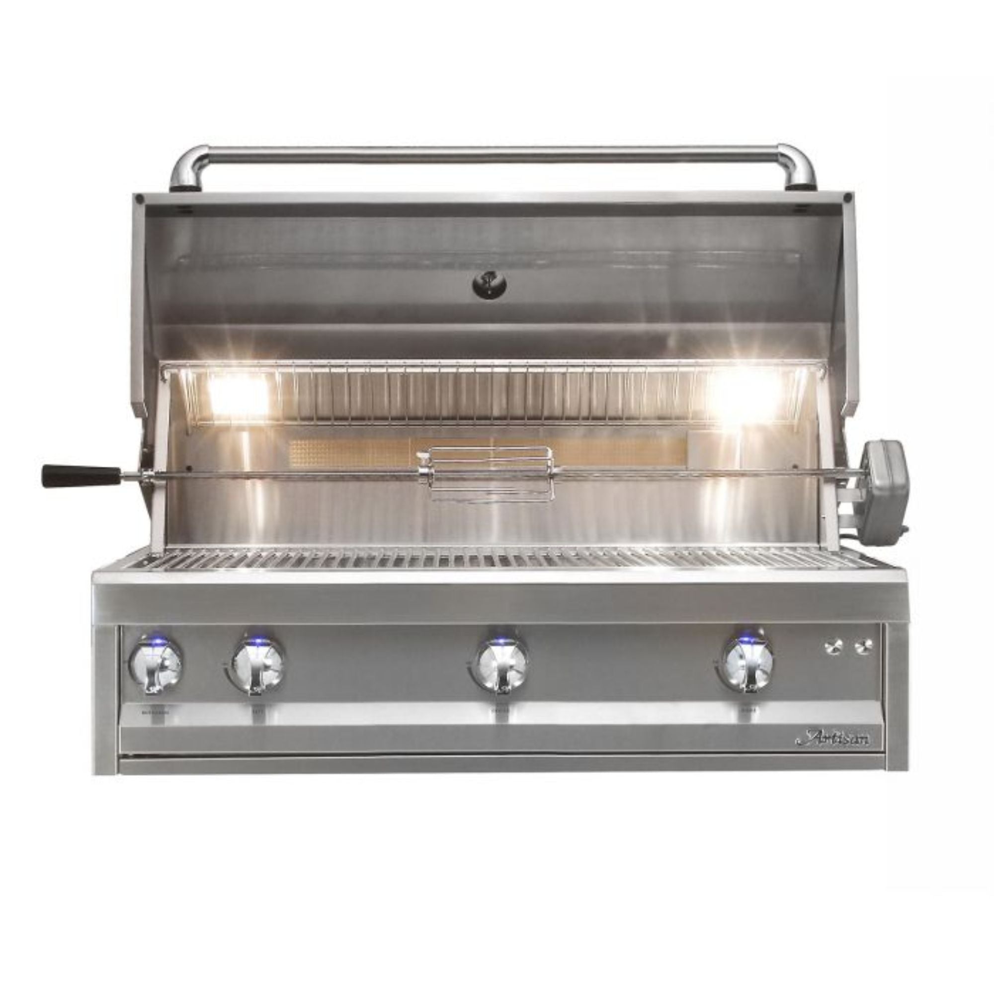 Artisan Professional 42-Inch 3-Burner Built-In Gas Grill w/ Rotisserie | Novaselectes