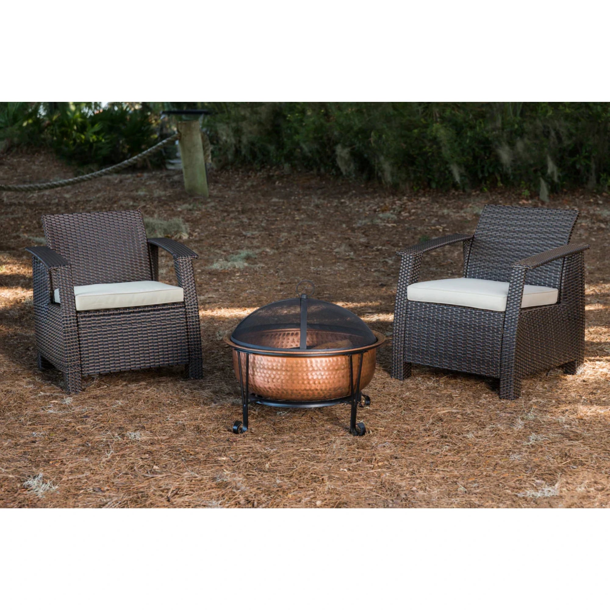 Well Traveled Living Palermo Copper Fire Pit | Novaselectes