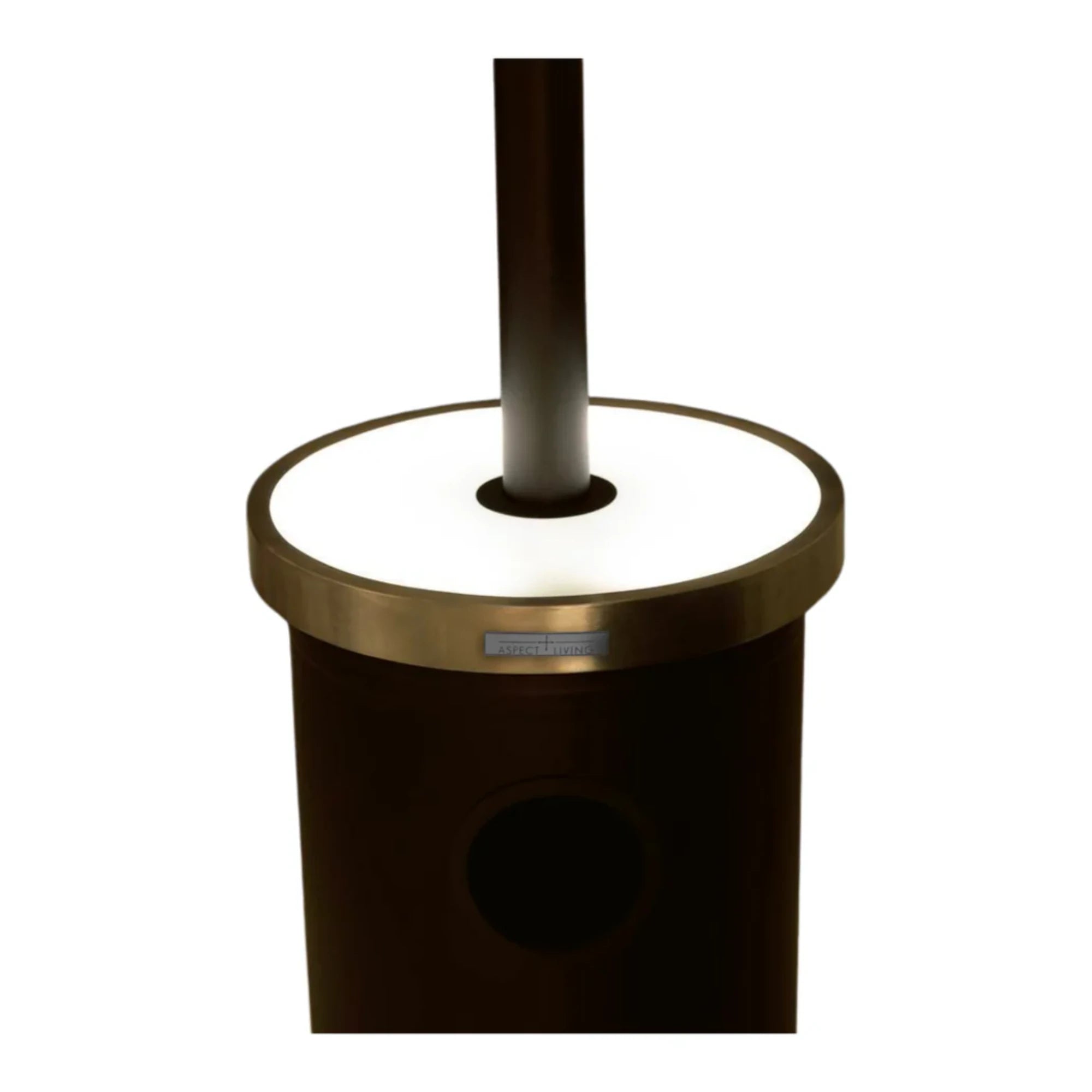 Well Traveled Living Mocha Finish Patio Heater w/ Led Table | Novaselectes